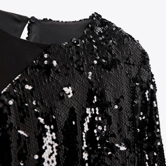 ZARA SEQUENCE MINI DRESS - S2521 - Picture 5 of 7
